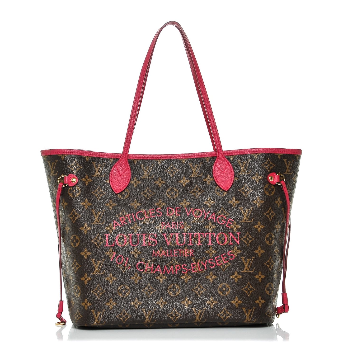 Monogram Articles de Voyage Ikat Neverfull MM Rose Indien