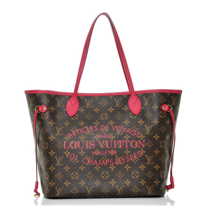 Louis Vuitton Monogram Articles de Voyage Ikat Neverfull MM Rose Indien 1 of 6