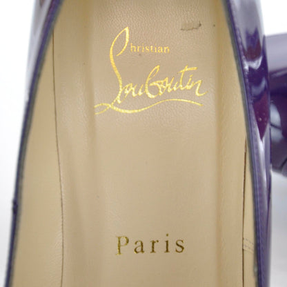 Christian Louboutin Patent Elisa 100 Pumps 39 Purple 6 of 7