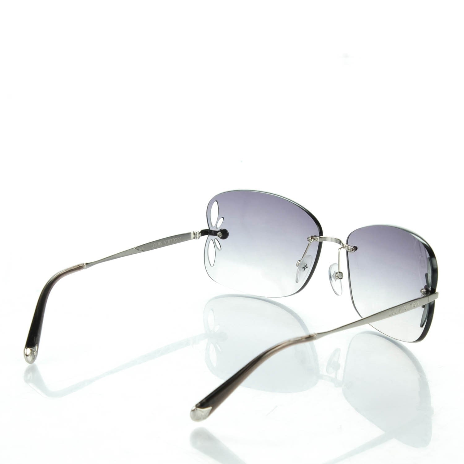 Louis Vuitton Lily Glitter Sunglasses Z0308U Dark Grey 5 of 6