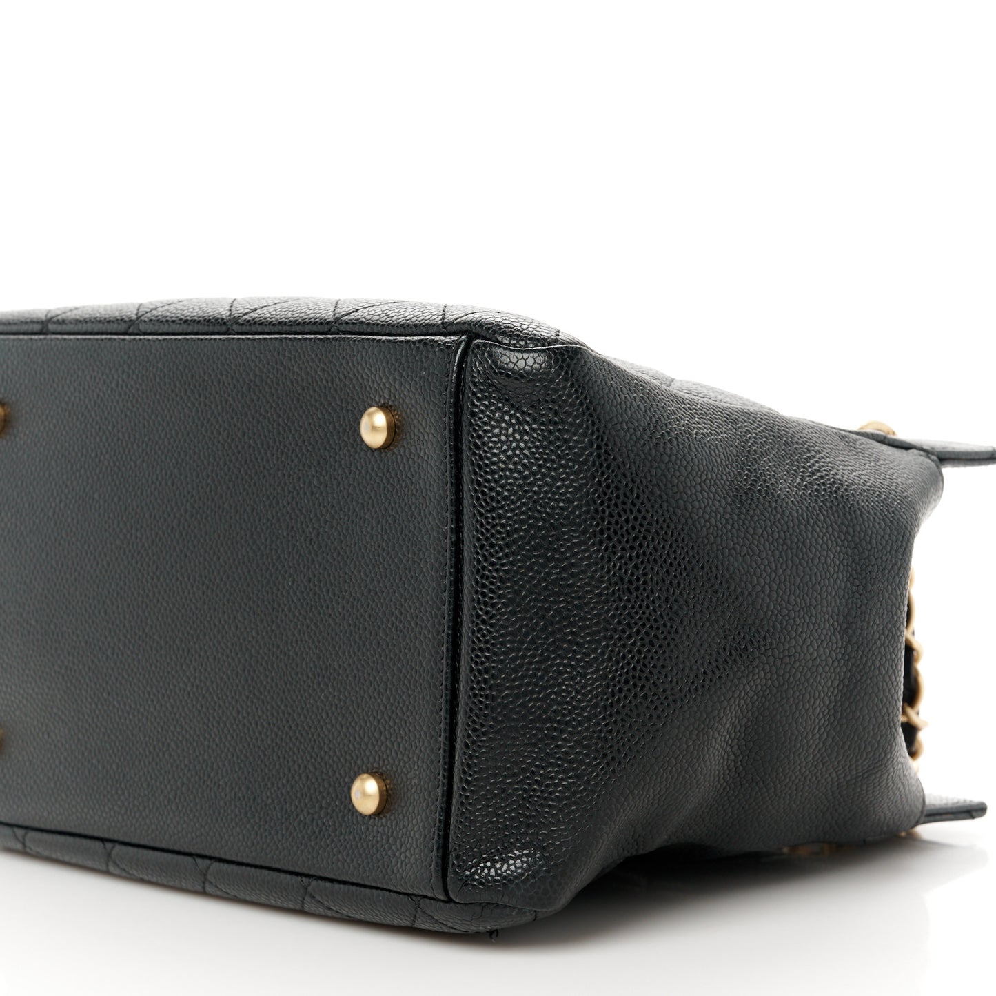 Caviar Quilted Petit Timeless Tote PTT Black