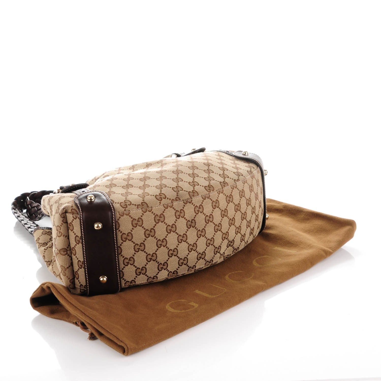 Gucci Monogram Small Pelham Shoulder Bag Dark Brown 4 of 7