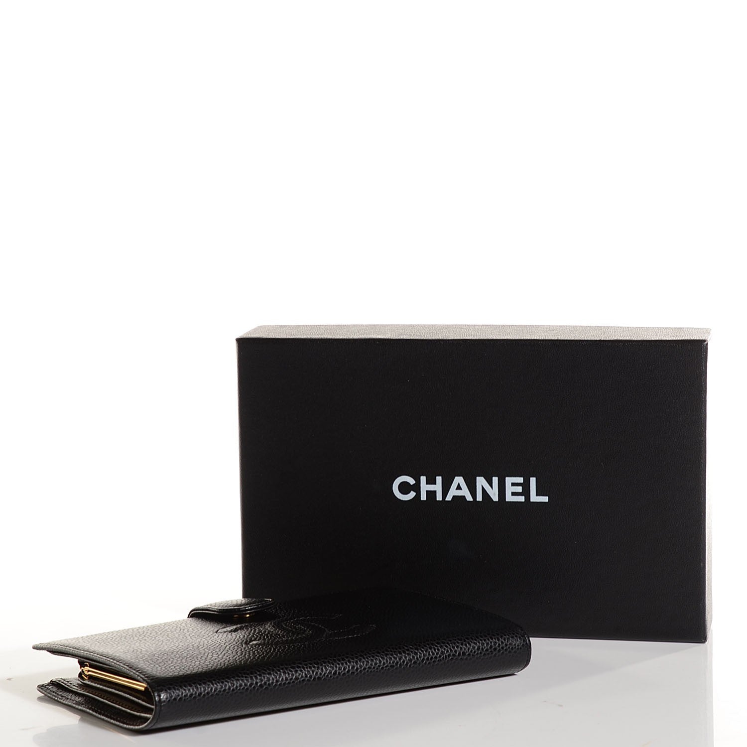Chanel Caviar Timeless CC French Wallet Black 4 of 8
