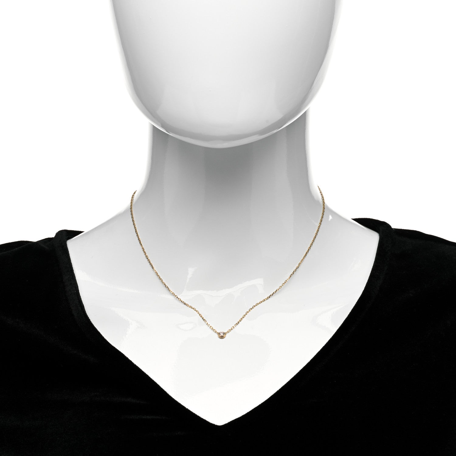 Cartier 18K Pink Gold Diamond SM D'Amour Pendant Necklace 2 of 5