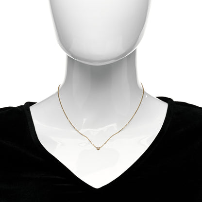 Cartier 18K Pink Gold Diamond SM D'Amour Pendant Necklace 2 of 5