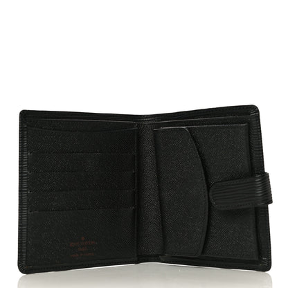 Louis Vuitton Epi Porte-Billets Compact Wallet Black 5 of 11