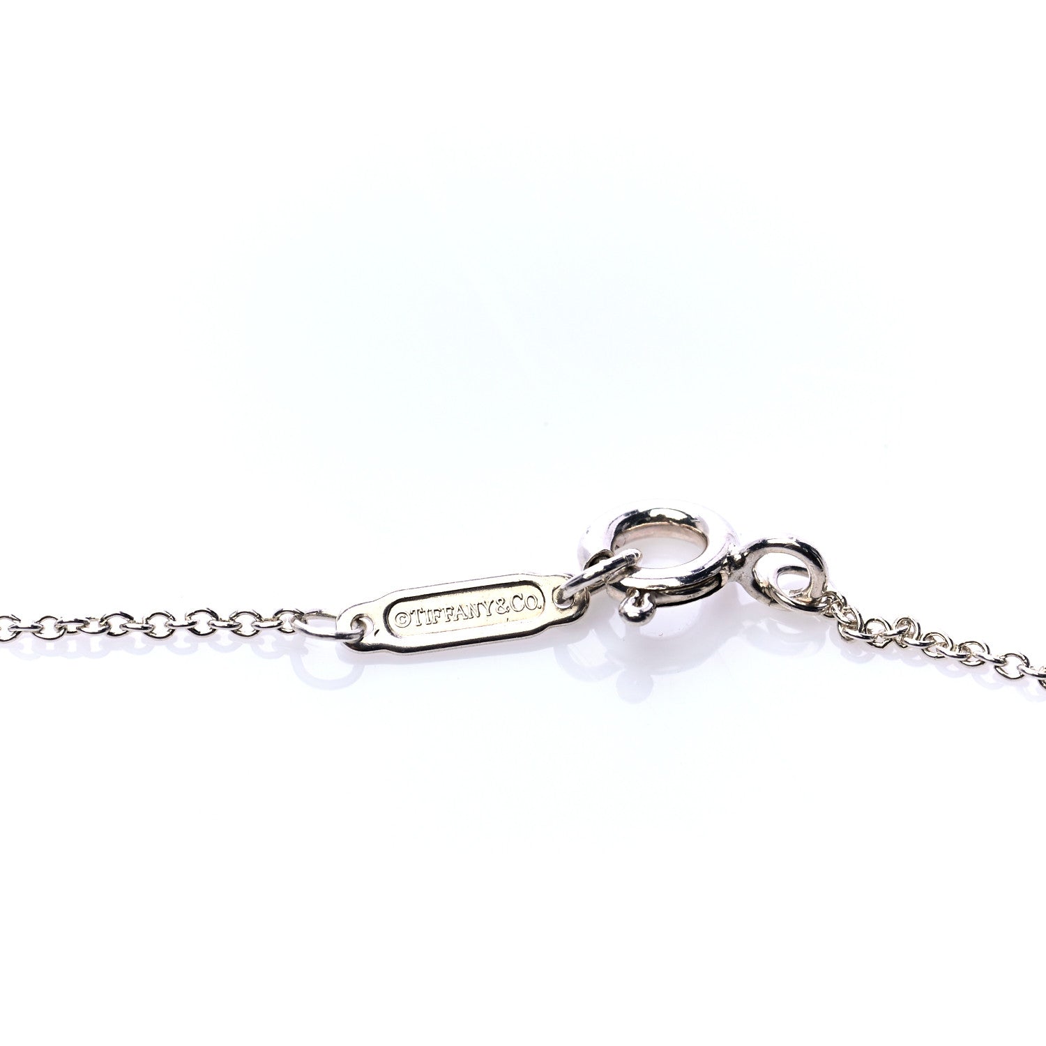 Tiffany Sterling Silver 14mm Elsa Perretti Full Heart Pendant Necklace 5 of 6