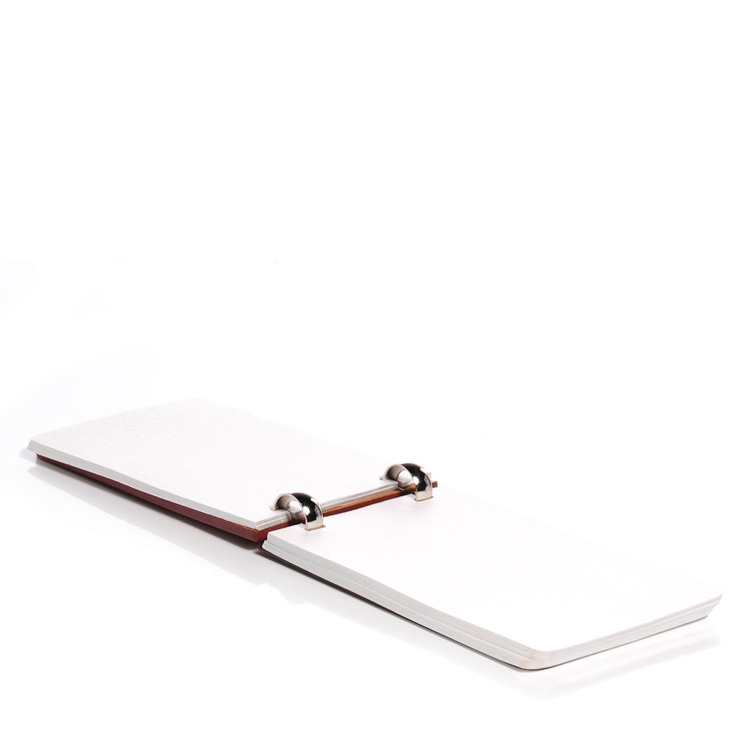 Hunter Calfskin Embossed Ex Libris Notepad Natural