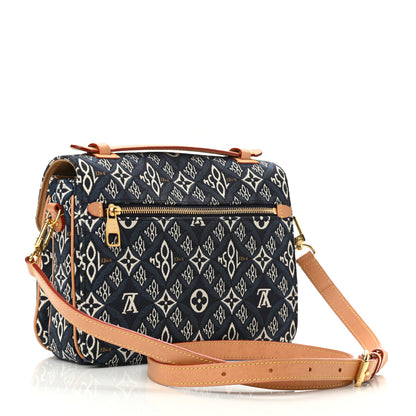 Louis Vuitton Jacquard Since 1854 Pochette Metis Blue 3 of 10