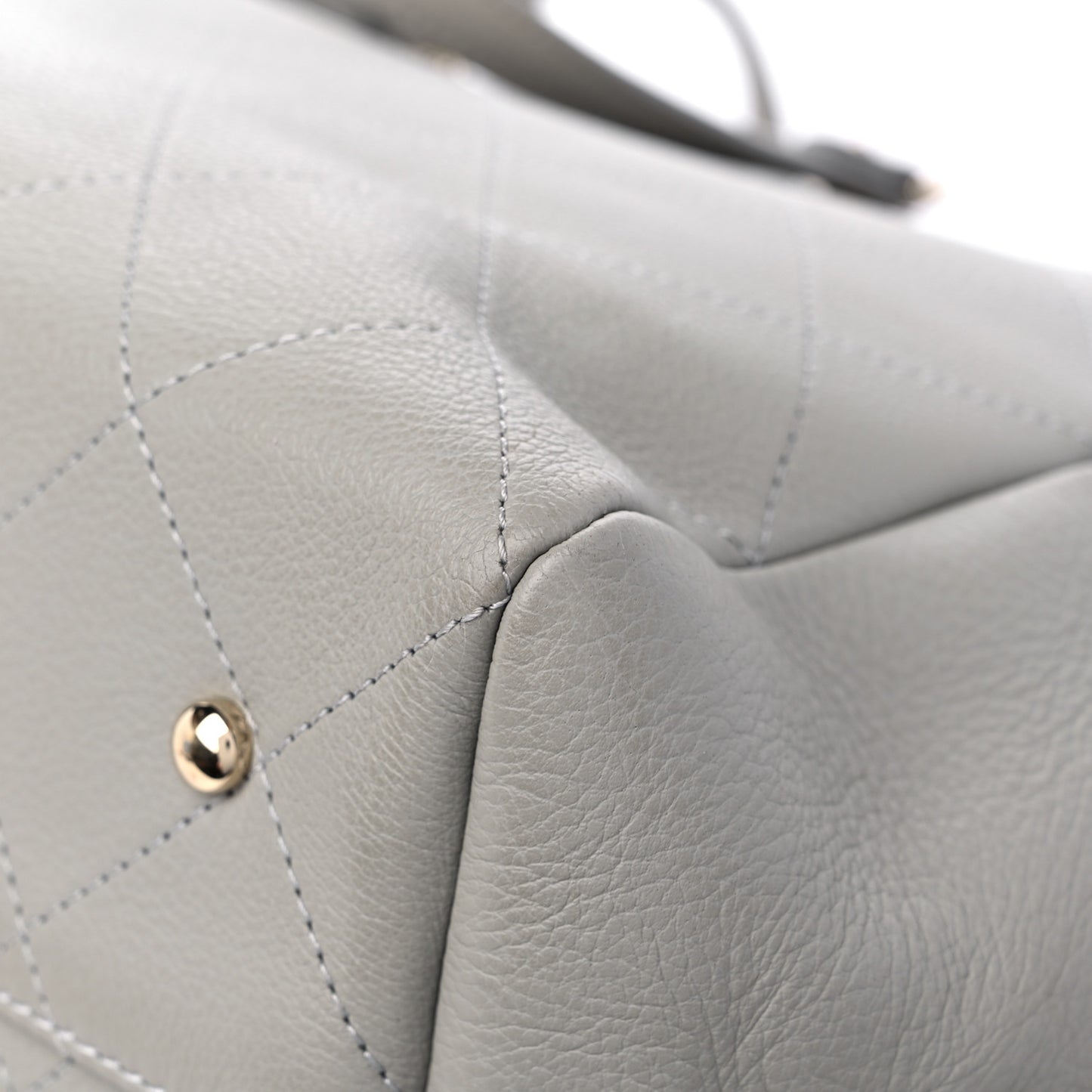 Bullskin Stitched Large Shopping Bag Grey