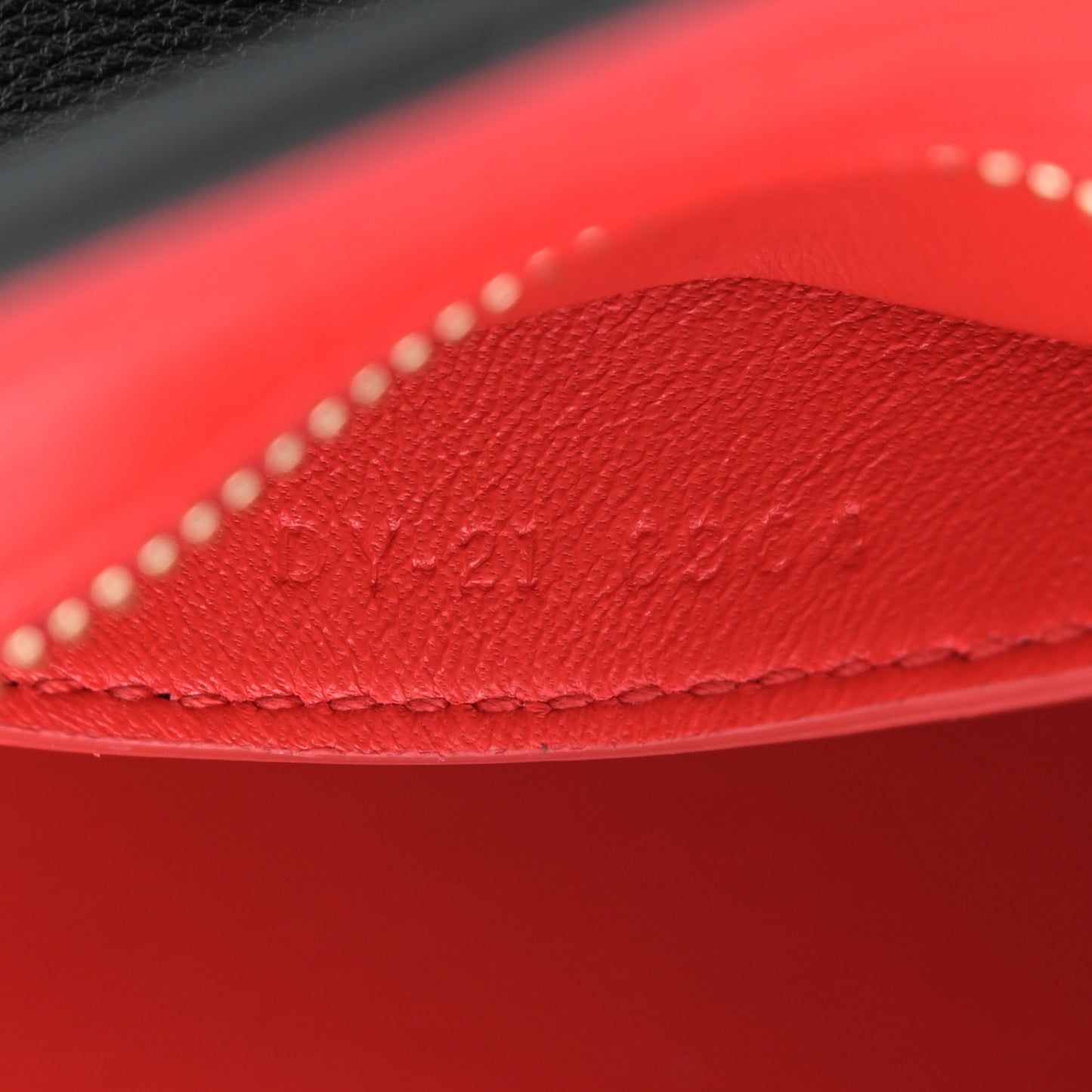 Calfskin Mini Hug Crossbody Bag Black Flame Red