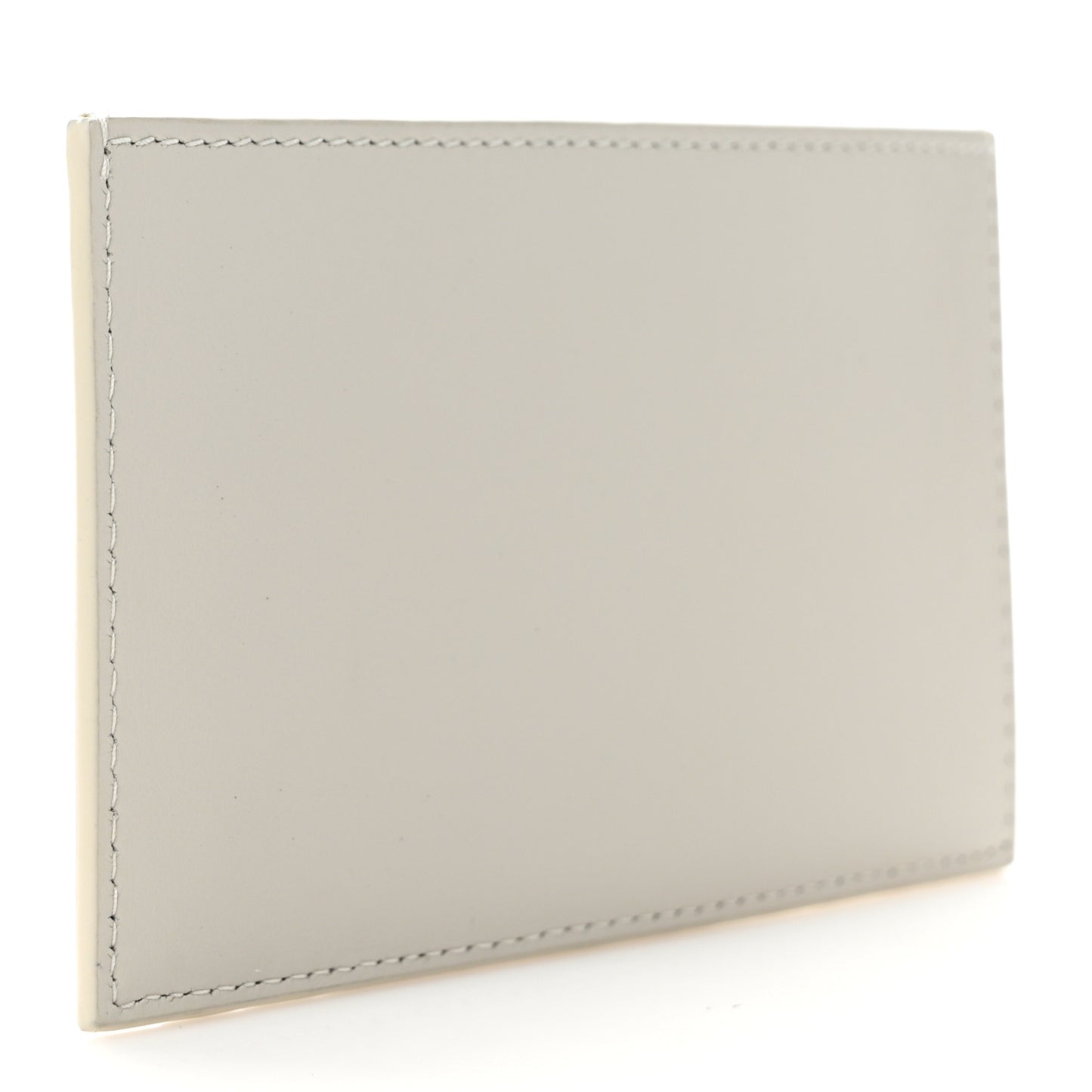 Calfskin Pouch Card Holder White