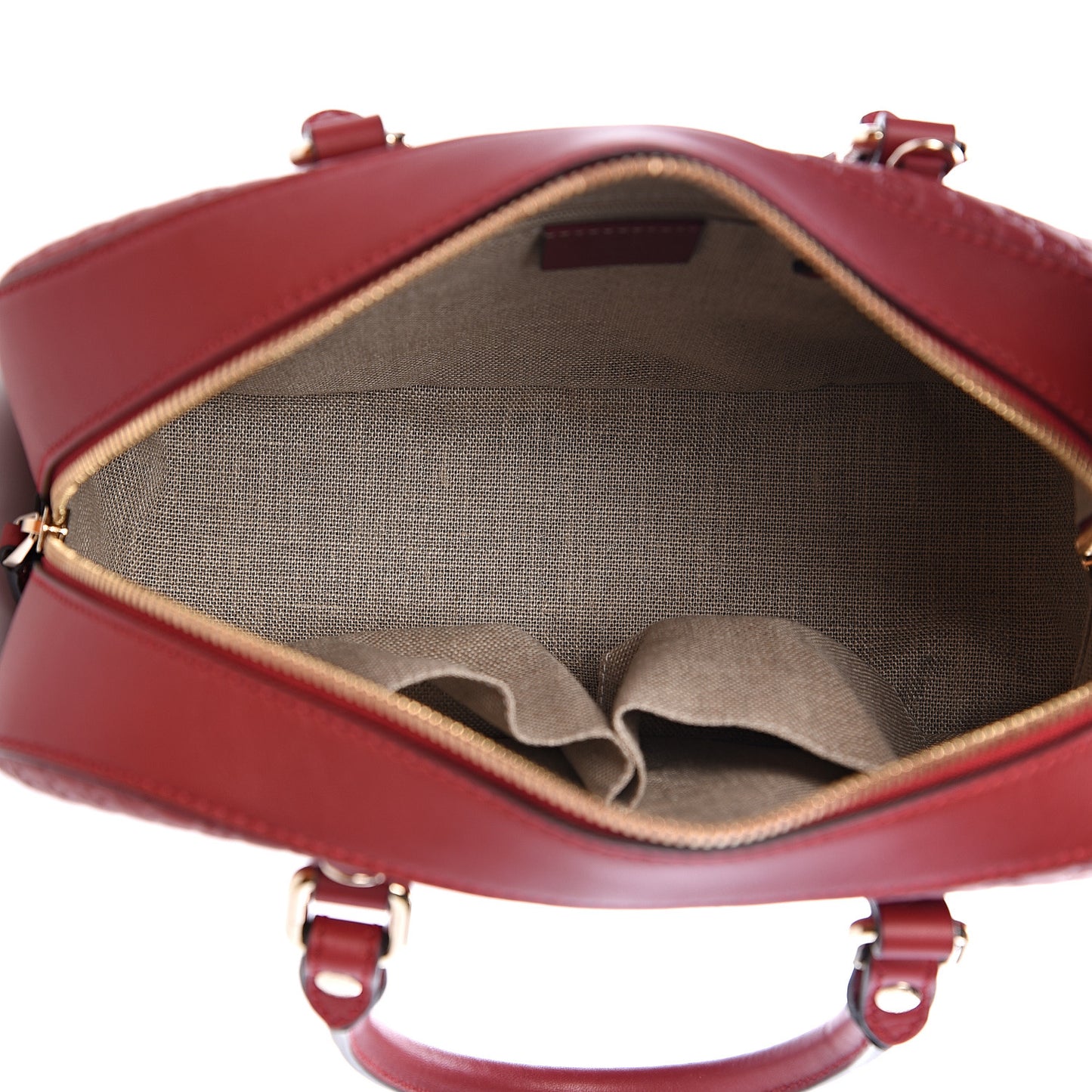 Soft Microguccissima Medium Crossbody Bag Rosso