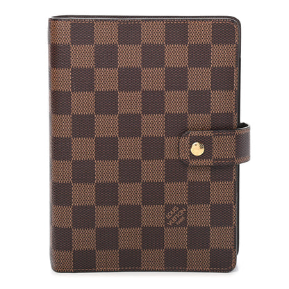 Louis Vuitton Damier Ebene Medium Ring Agenda Cover 1 of 6