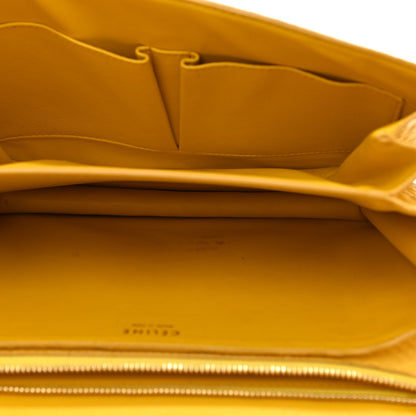 Celine Python Medium Classic Box Yellow 4 of 10