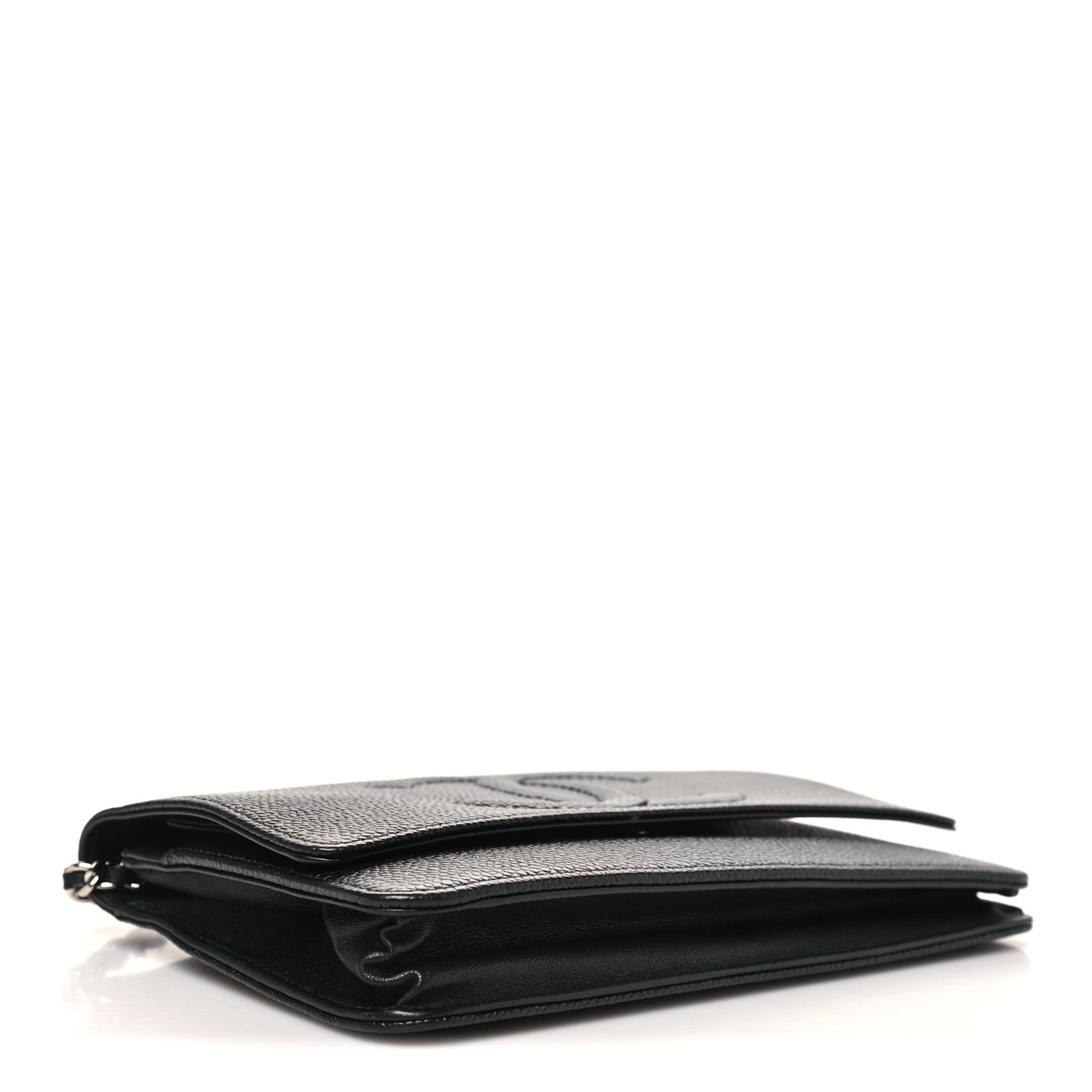 Chanel Caviar Timeless CC Wallet On Chain WOC Black 4 of 11