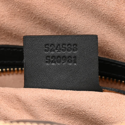 Gucci Suede Patent Web Medium Ophidia Top Handle Dome Bag Nocciola Black 7 of 10