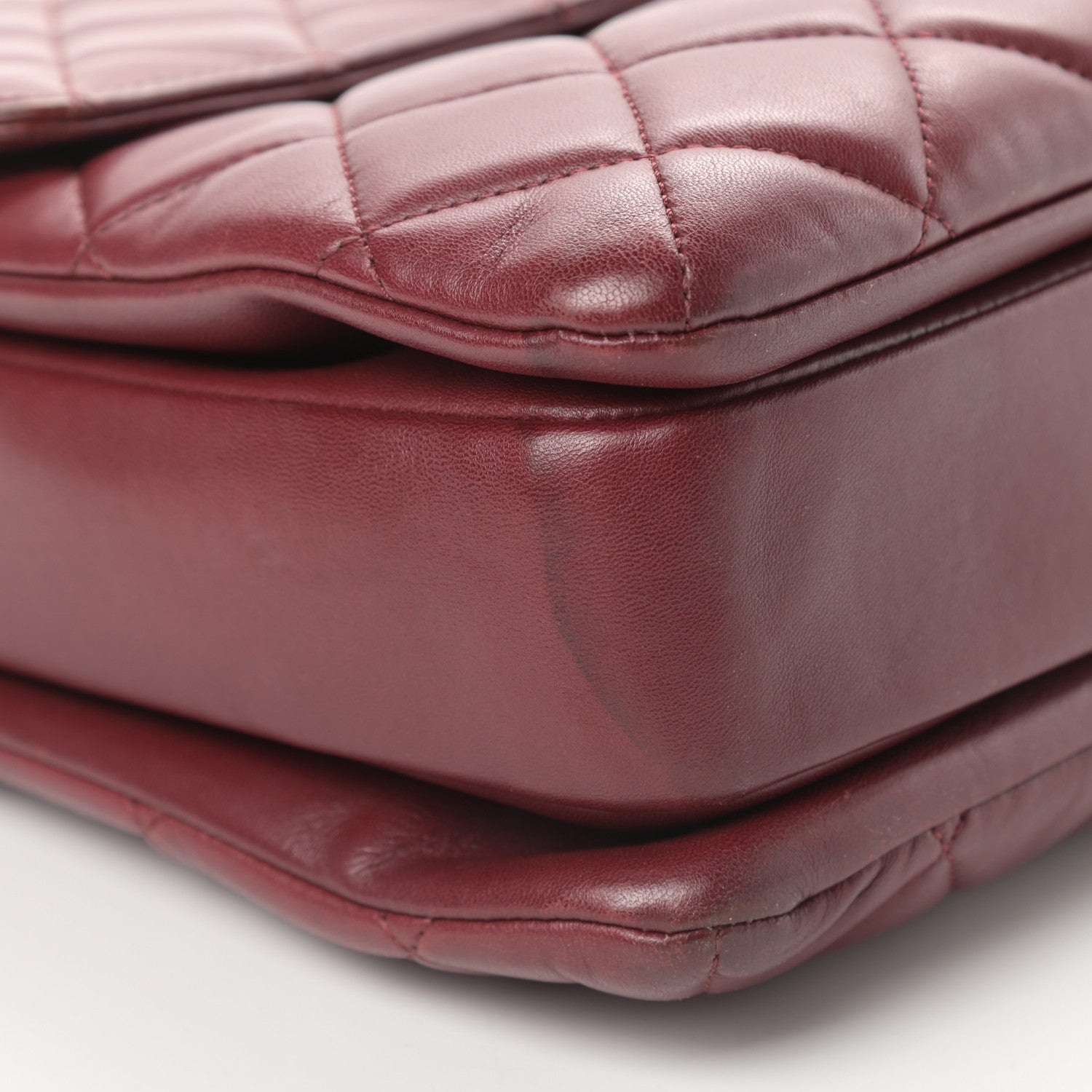 Chanel Lambskin Quilted Large Trendy CC Dual Handle Flap Bag Burgundy 11 of 13