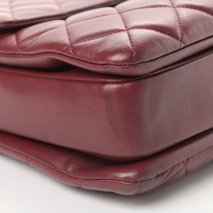 Chanel Lambskin Quilted Large Trendy CC Dual Handle Flap Bag Burgundy 11 of 13