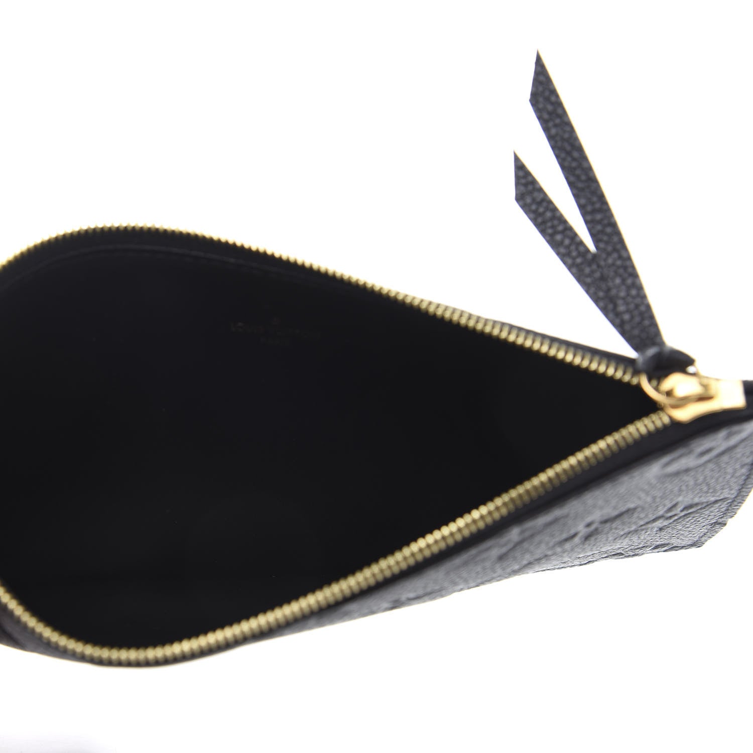 Louis Vuitton Empreinte Felicie Chain Wallet Zippered Insert Black 5 of 8