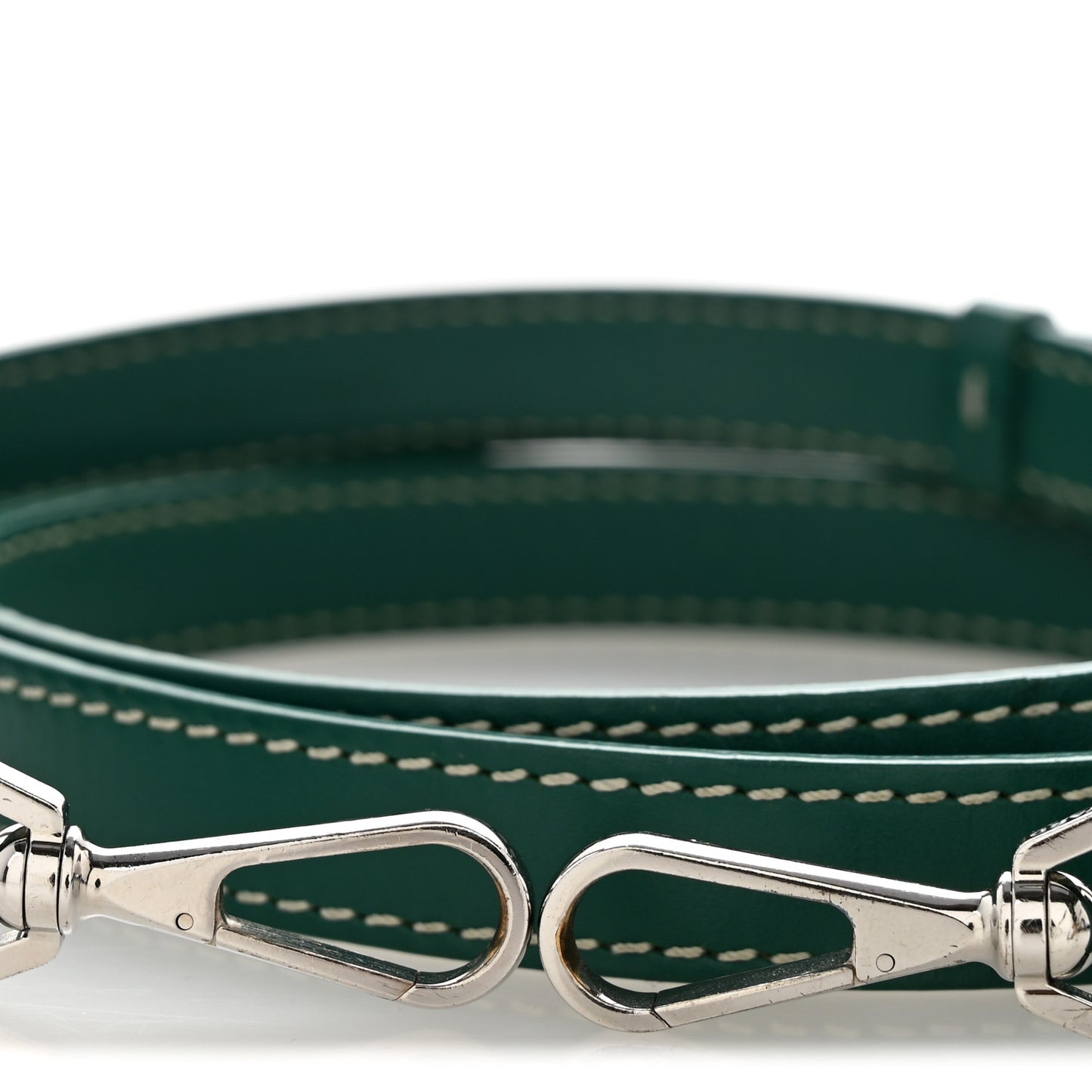 Calfskin Adjustable Shoulder Strap Green