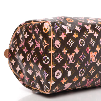 Louis Vuitton Watercolor Aquarelle Speedy 35 Brown 6 of 9