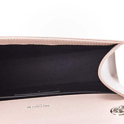 Saint Laurent Grain De Poudre Small Monogram Kate Satchel Marble Pink 4 of 10