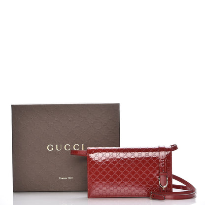 Gucci Patent Microguccissima Mini Nice Wallet Rose Bed 7 of 7