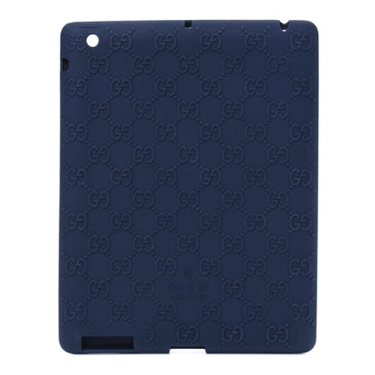 Gucci Rubber Guccissima iPad Case Navy 1 of 6
