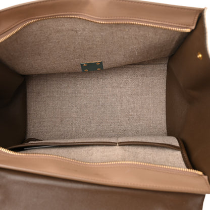 Celine Smooth Calfskin Linen Medium Tri-Color Trapeze Taupe 5 of 15