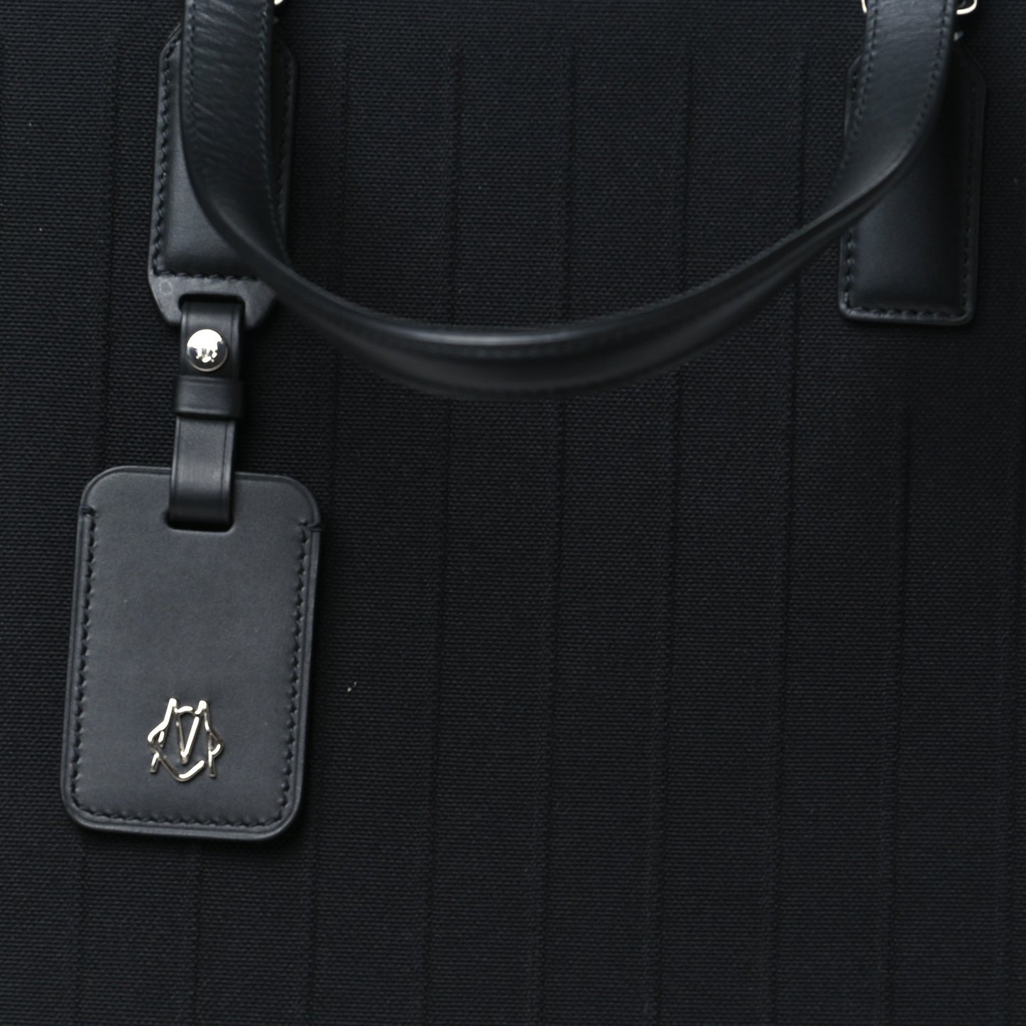 Canvas Never Still Large Tote Black