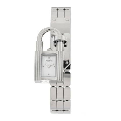 Hermes Stainless Steel 16mm Kelly Quartz Watch 1 of 6