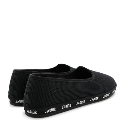 Christian Dior Technical Canvas J'adior Flats 37.5 Black 4 of 12