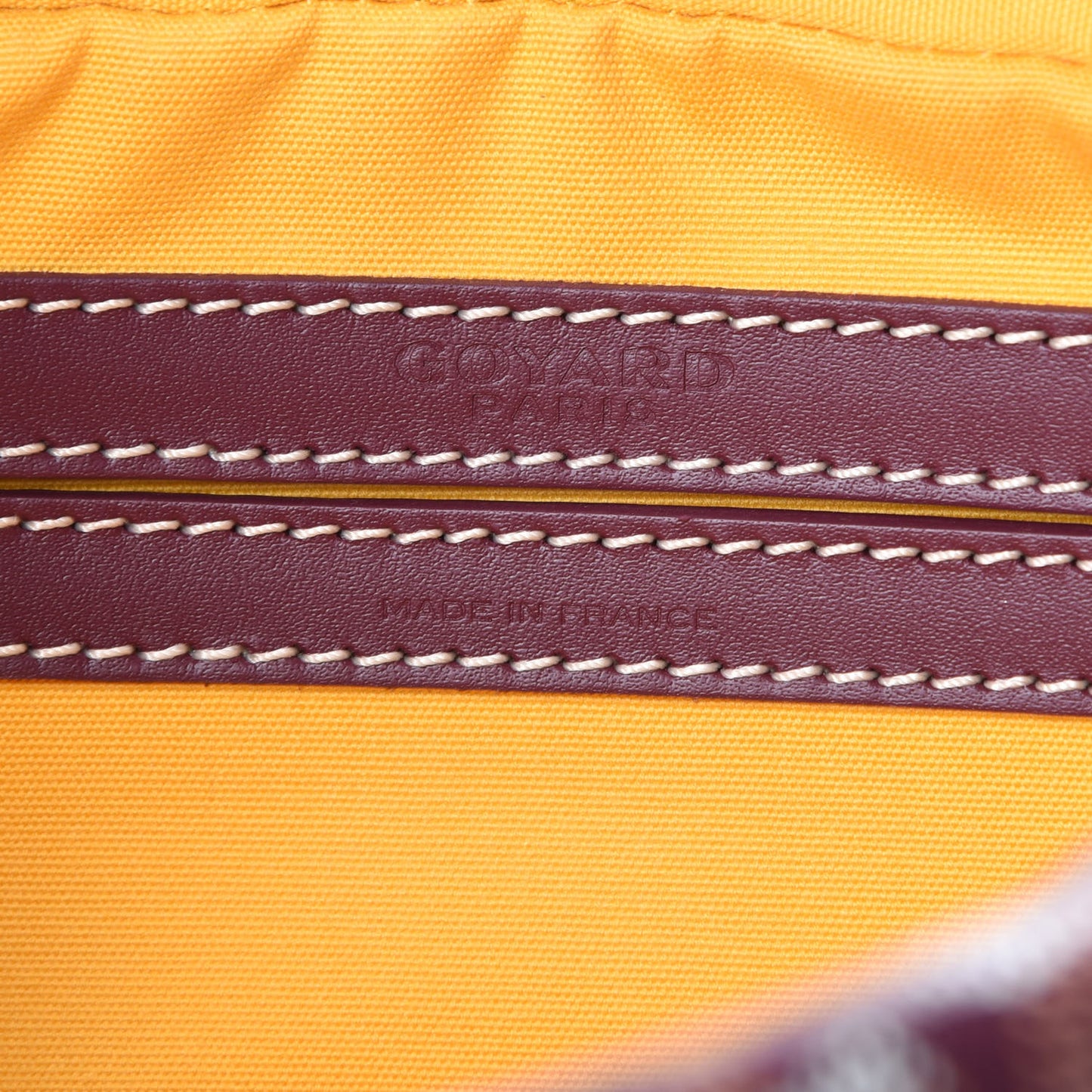 Goyardine Sac Cap Vert Burgundy