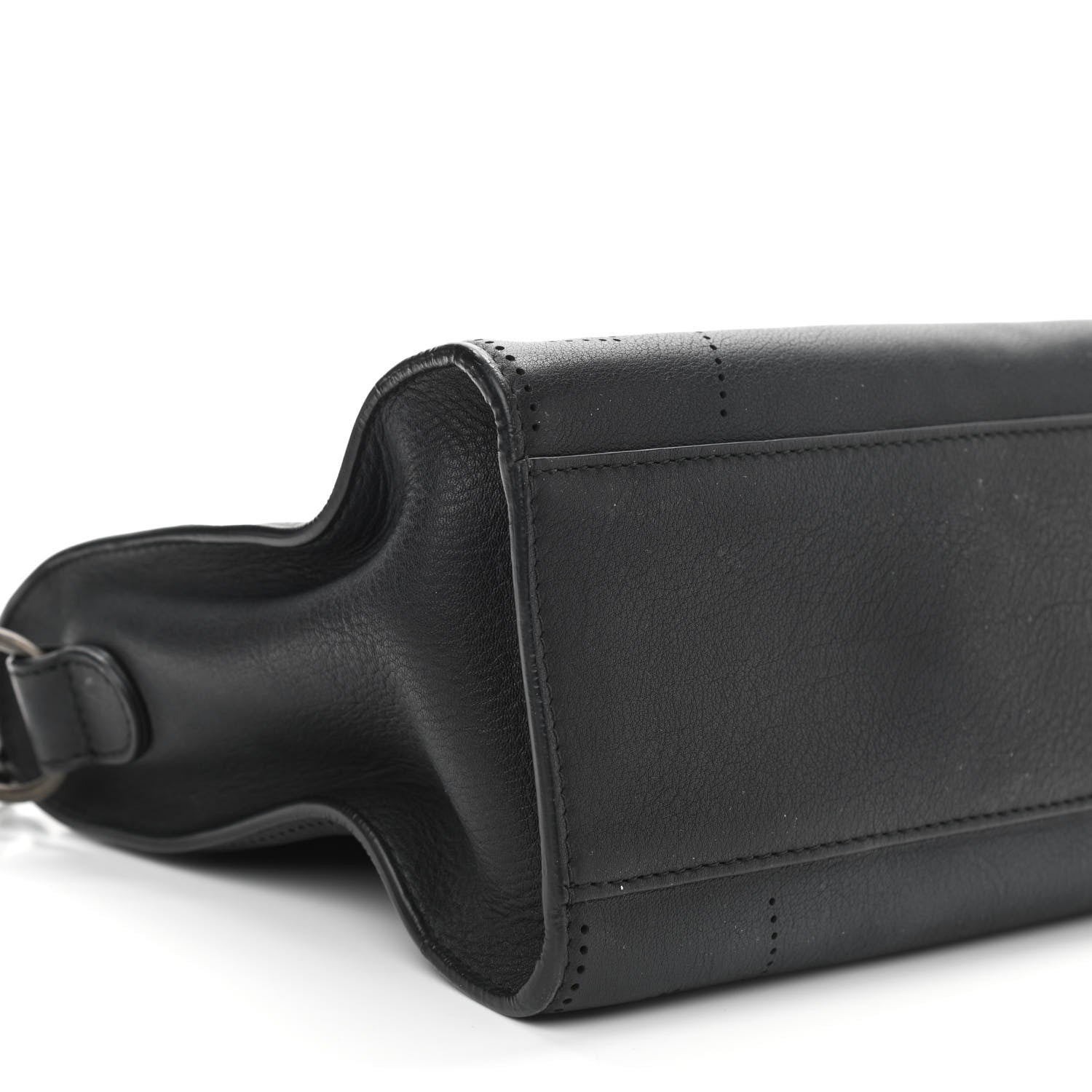 Balenciaga Veau Soyeux Perforated Blackout Hardware S City Black 6 of 9
