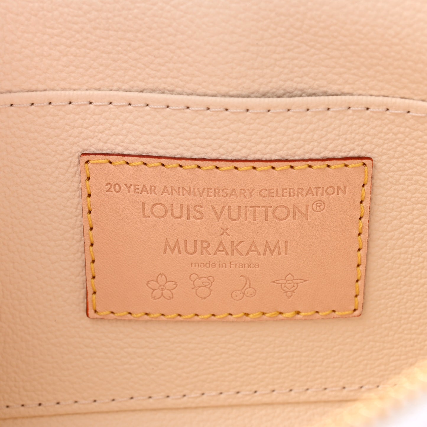 LV x TM Monogram Multicolor Cosmetic Pouch PM White
