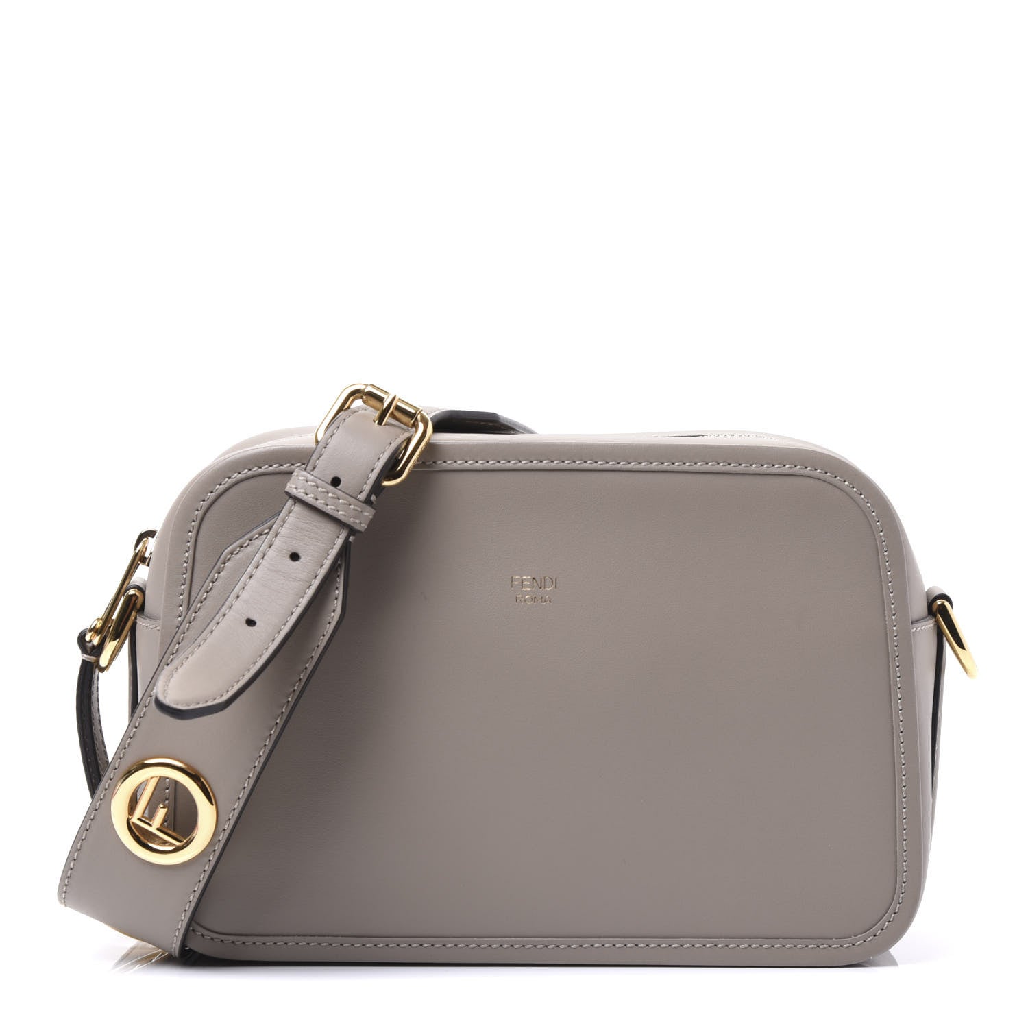 Fendi Vitello Century F is Camera Case Tortora 1 of 9