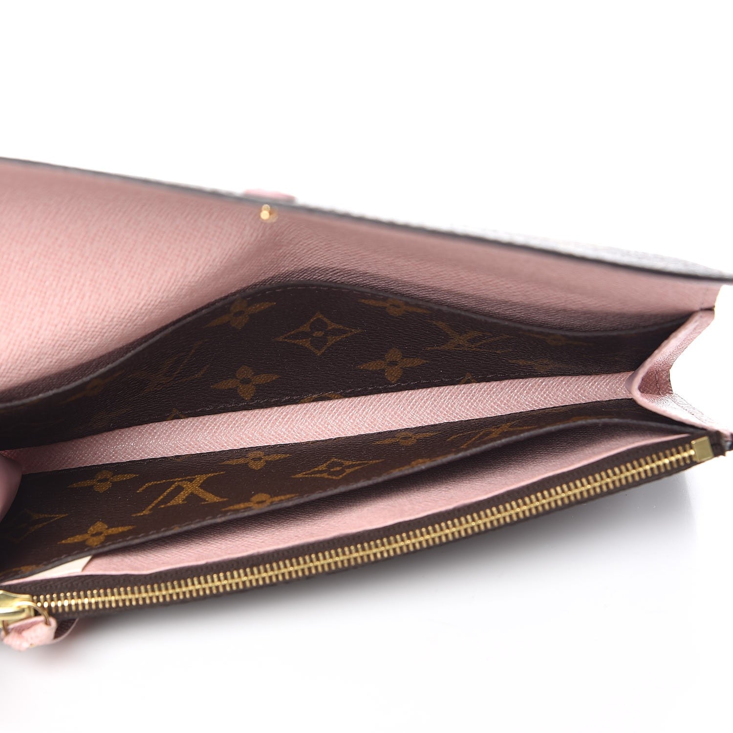 Louis Vuitton Monogram Emilie Wallet Rose Ballerine 5 of 8