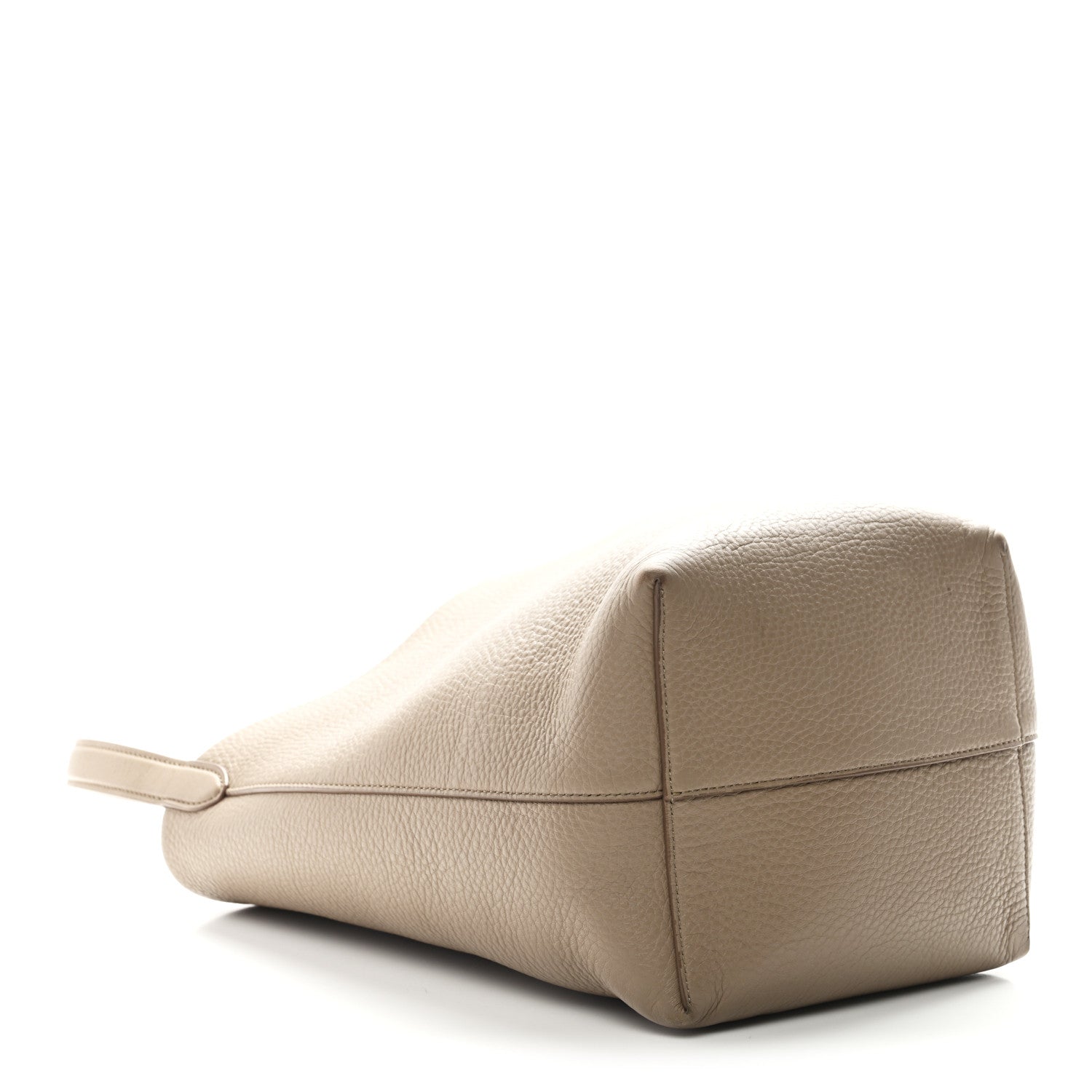 The Row Grained Calfskin Medium N/S Park Tote Dark Taupe 7 of 13