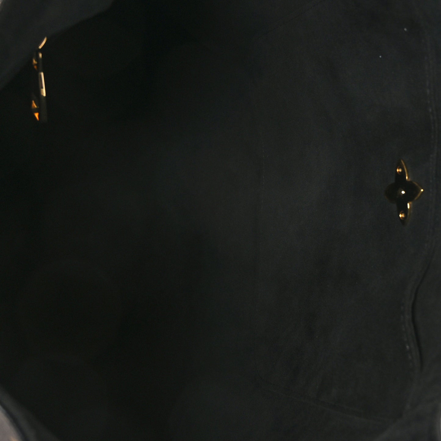 Monogram Flower Hobo Black