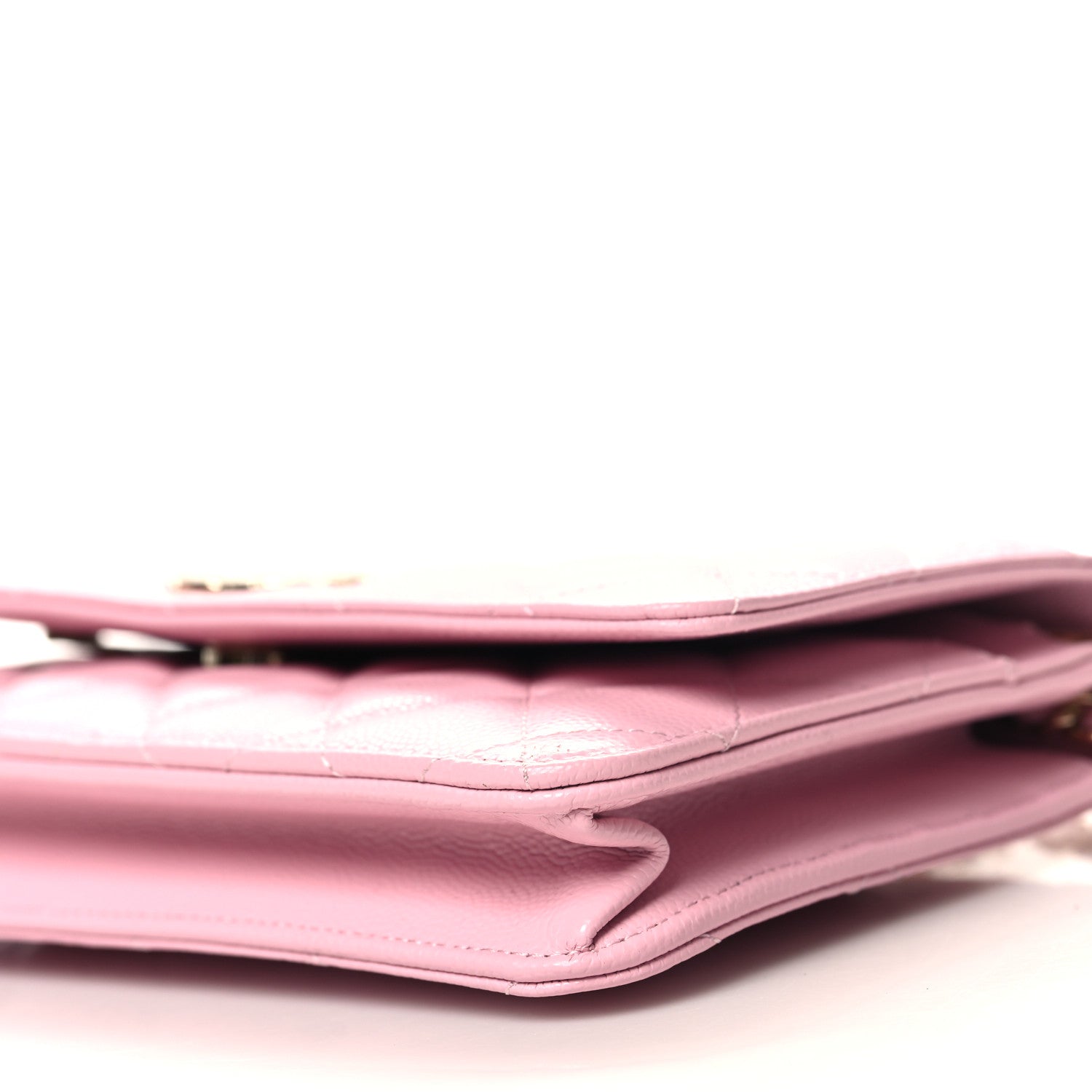 Chanel Caviar Quilted Wallet on Chain WOC Light Pink 11 of 12