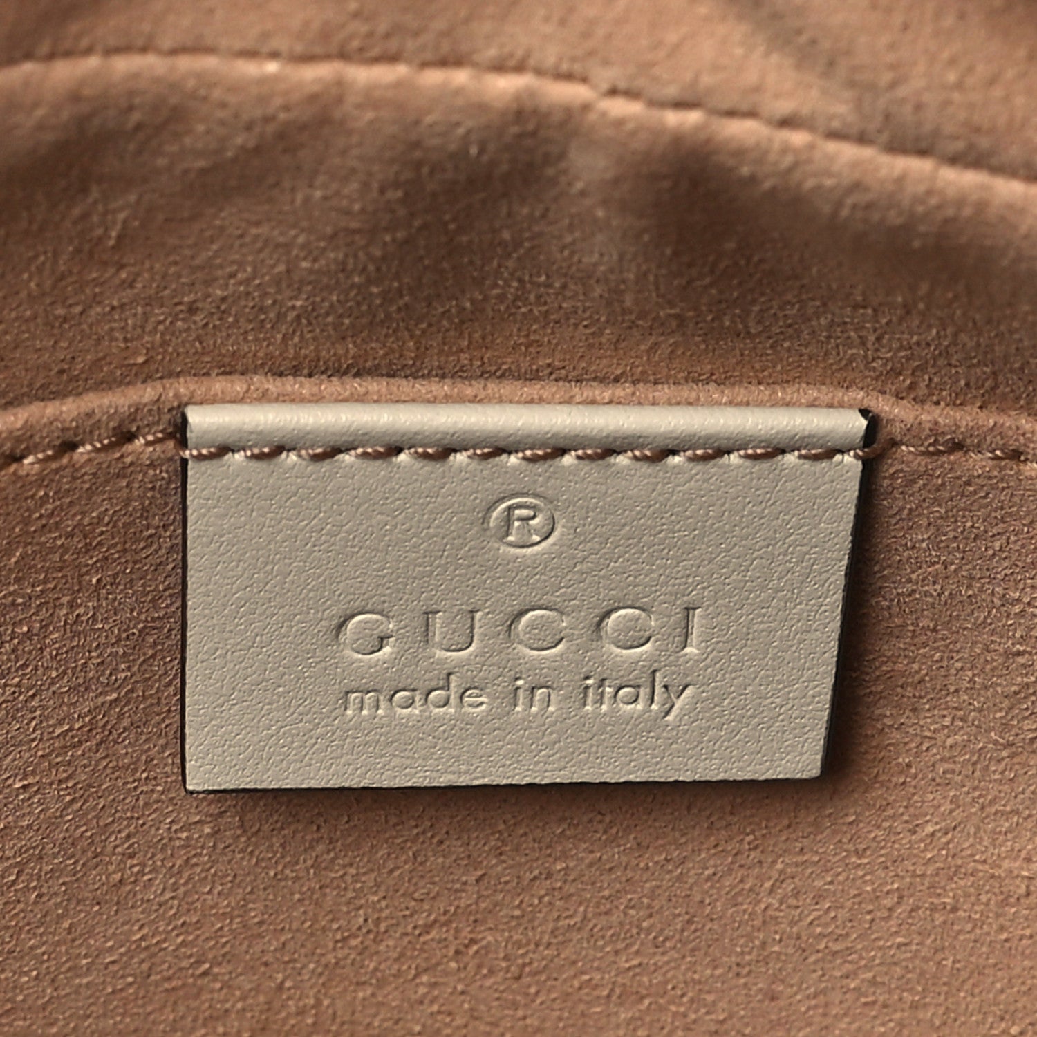 Gucci Calfskin Matelasse Small GG Marmont Chain Shoulder Bag White 6 of 9