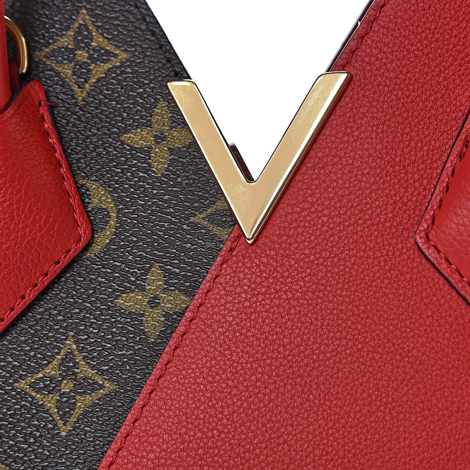 Louis Vuitton Calfskin Monogram Kimono Tote PM Cherry 16 of 16