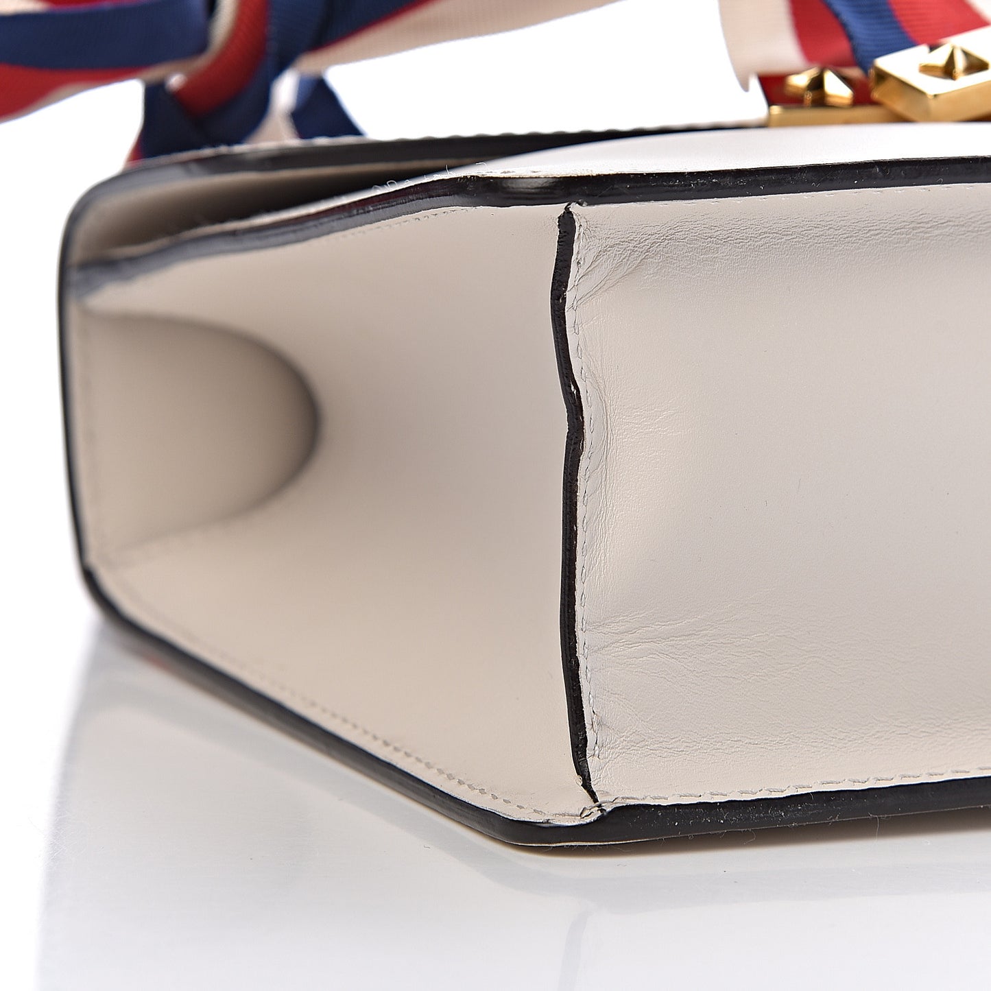 Calfskin Small Sylvie Shoulder Bag Off White