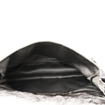 Chanel Vinyl Quilted Jumbo Melrose Degrade Flap Black 5 of 15