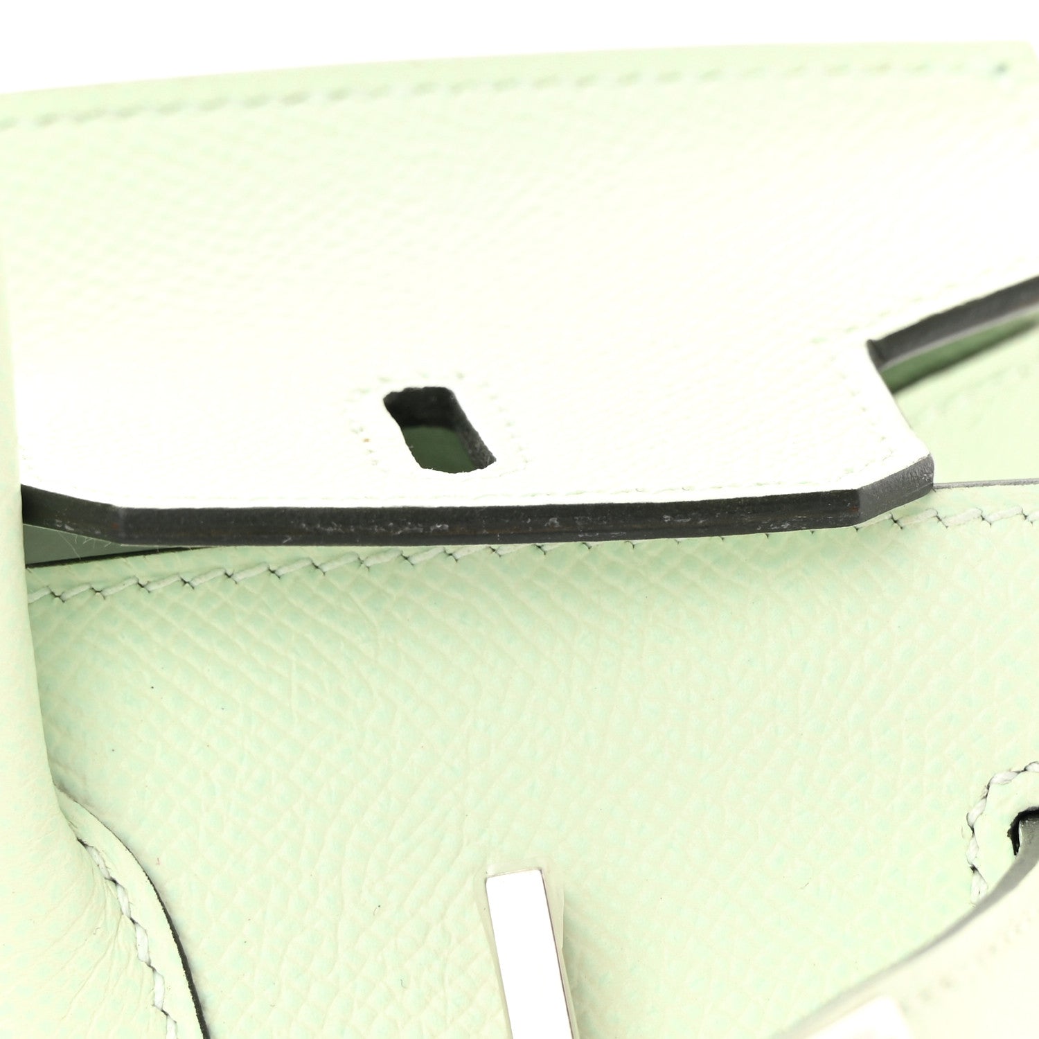 Hermes Epsom Birkin Sellier 25 Vert Fizz 9 of 13