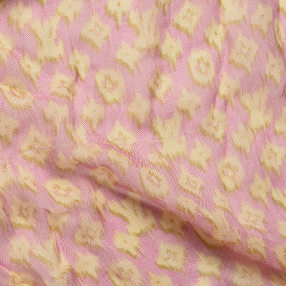 Louis Vuitton Cashmere Silk Mongram Ikat Stole Rose 8 of 8