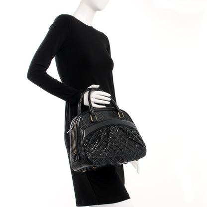 Louis Vuitton Lambskin Vienna Mizi Black 2 of 7