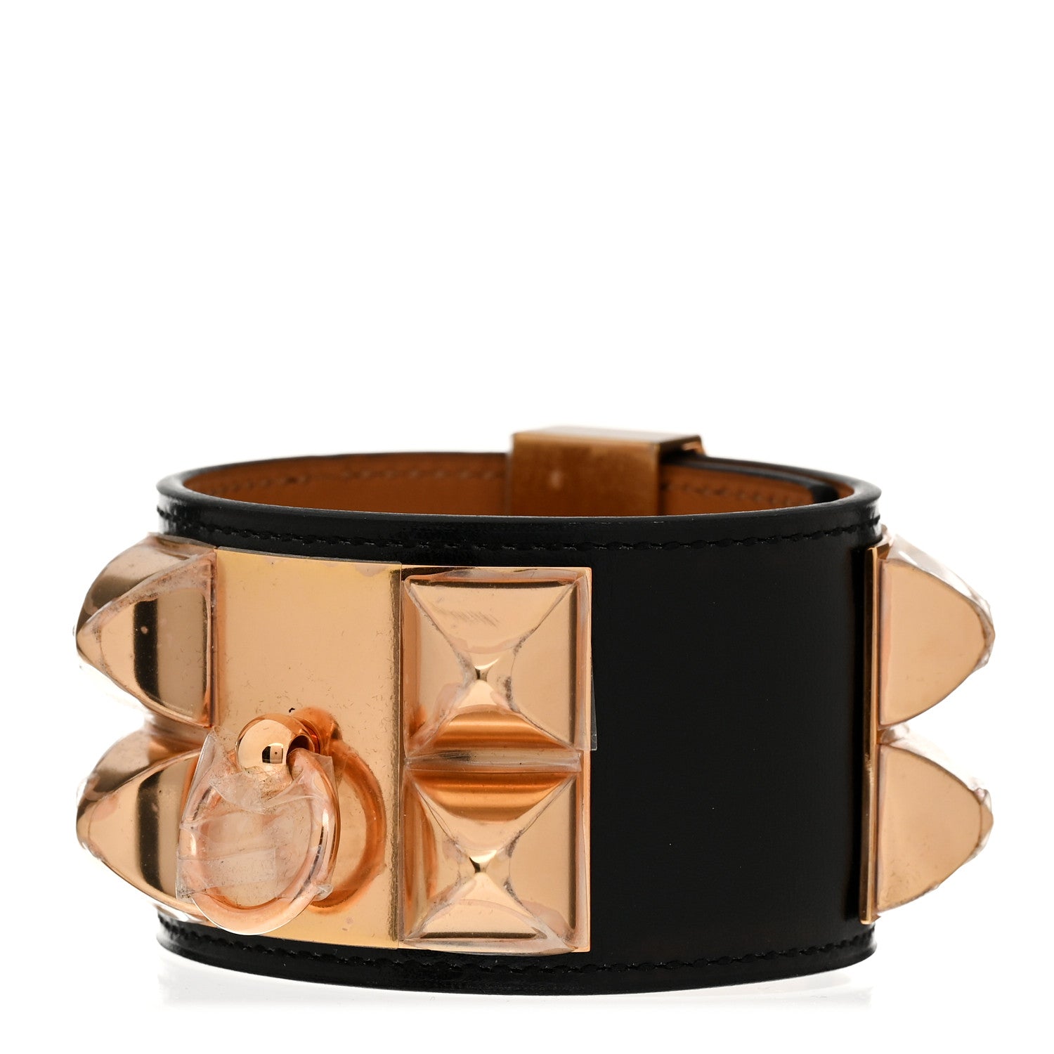 Hermes Box Collier de Chien CDC Bracelet T2 Black 1 of 6