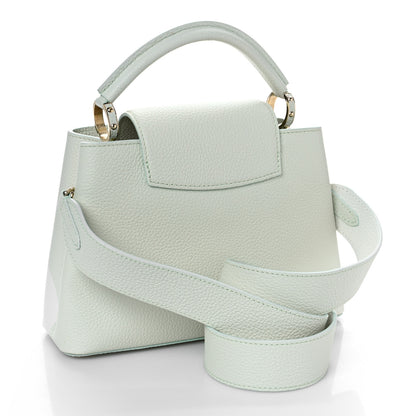 Louis Vuitton Taurillon Monogram Flower Capucines BB Jade 3 of 8